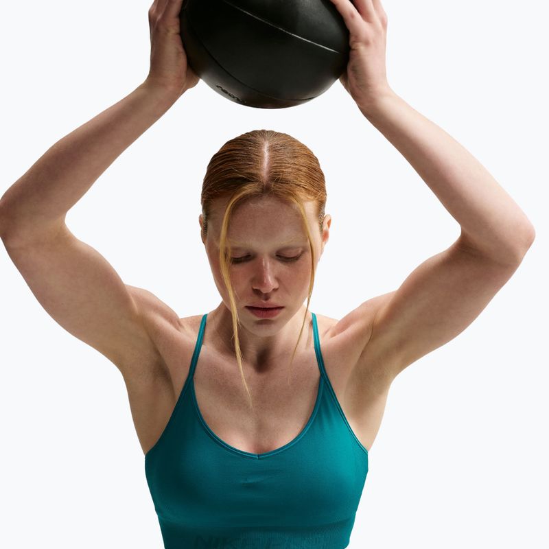 Sportinė liemenėlė moterims Nike Pro Seamless Light Support Sports Bra bright spruce 4