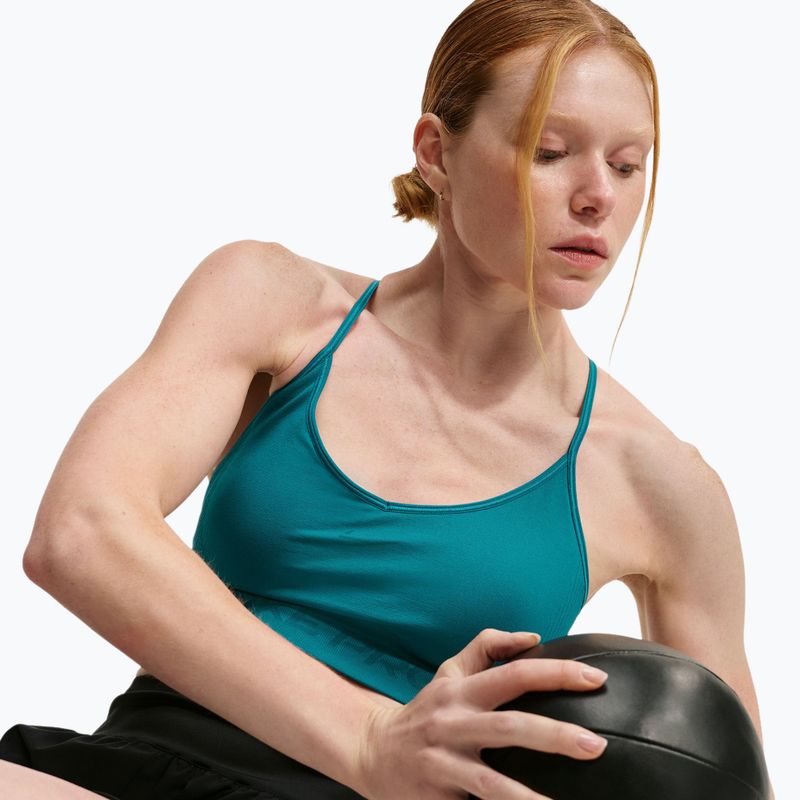 Sportinė liemenėlė moterims Nike Pro Seamless Light Support Sports Bra bright spruce 6