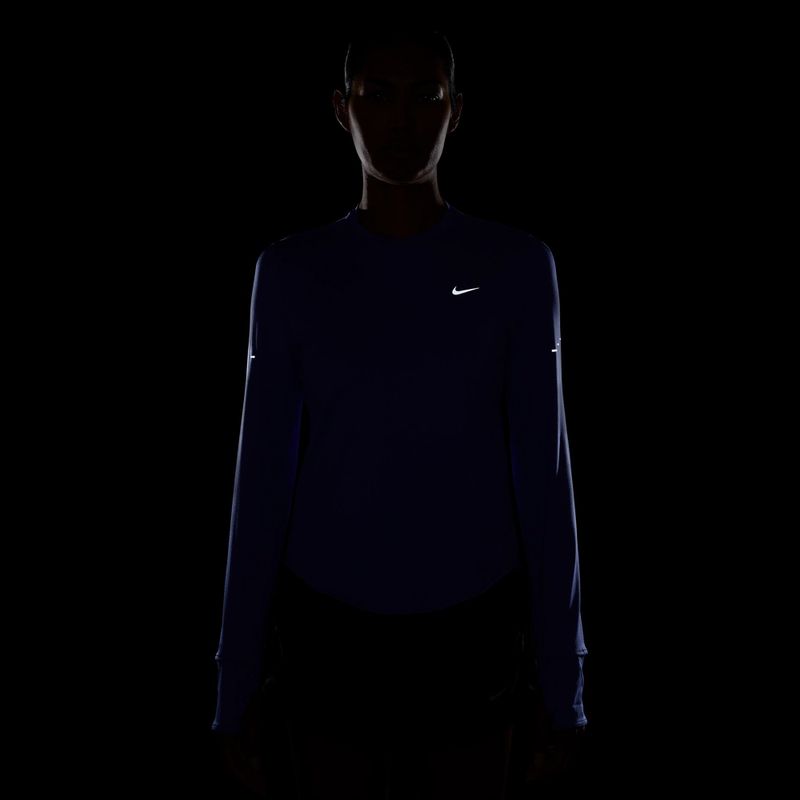 Moteriški bėgimo marškinėliai su ilgomis rankovėmis Nike Swift Dri-FIT UV LS purple pulse 7