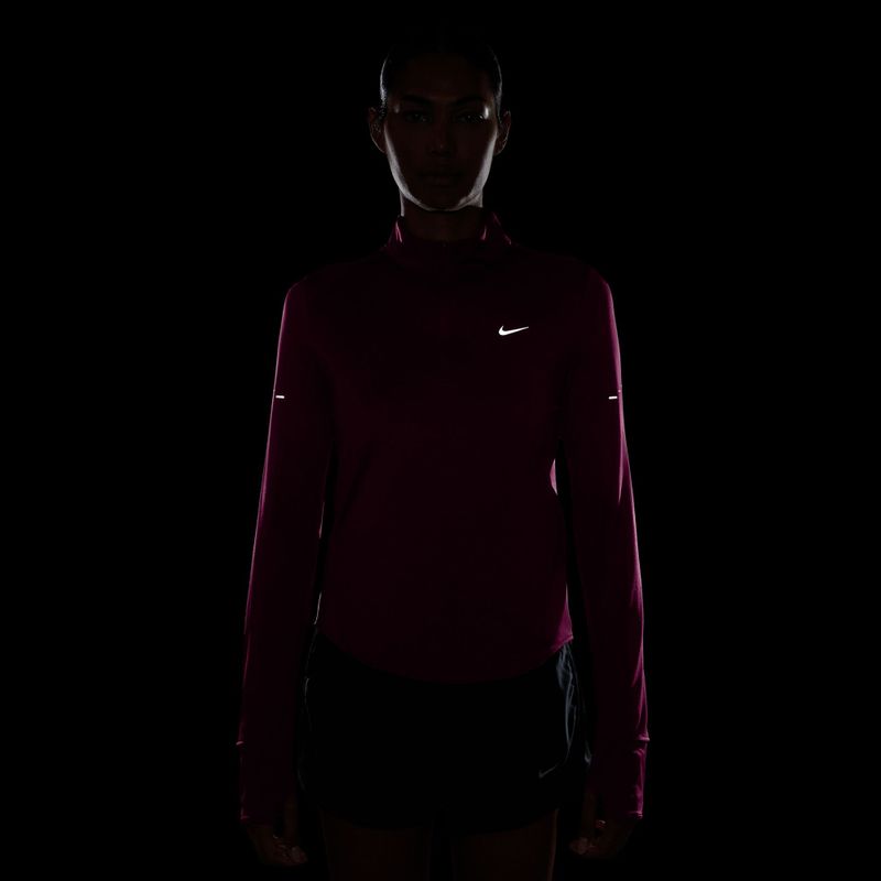 Moteriškas bėgimo džemperis Nike Swift Dri-FIT UV 1/4-Zip true berry 4