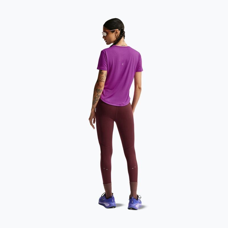 Moteriškos bėgimo tamprės Nike Tempo Swoosh Run High-Waisted 7/8 mystic dates/white 3