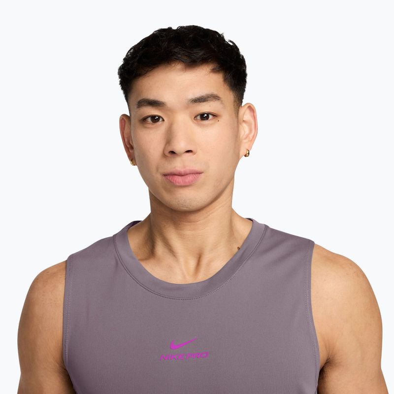 Vyriški treniruočių marškinėliai Nike Pro Training Dri-Fit purple smoke/vivid purple 3
