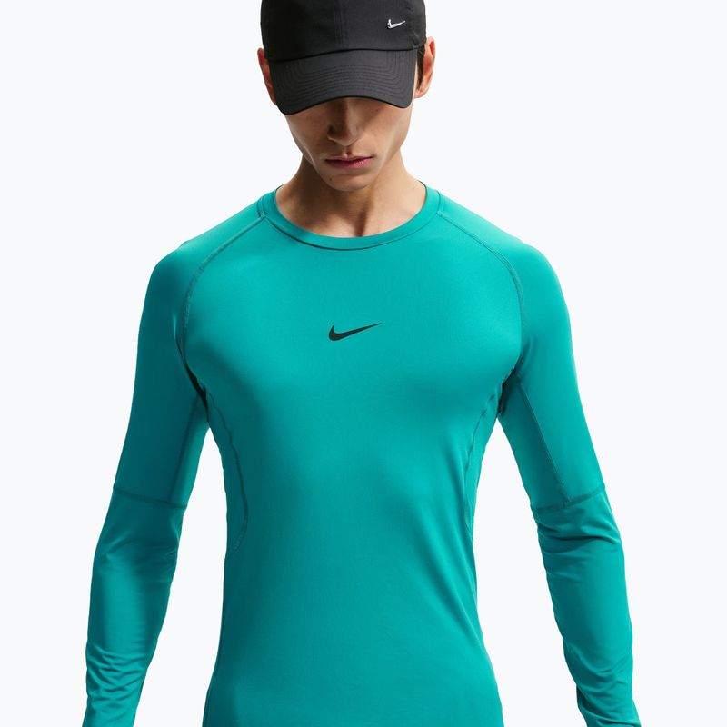 Vyriški treniruočių marškinėliai ilgomis rankovėmis Nike Pro Dri-Fit Tight Fitness energy/black 4