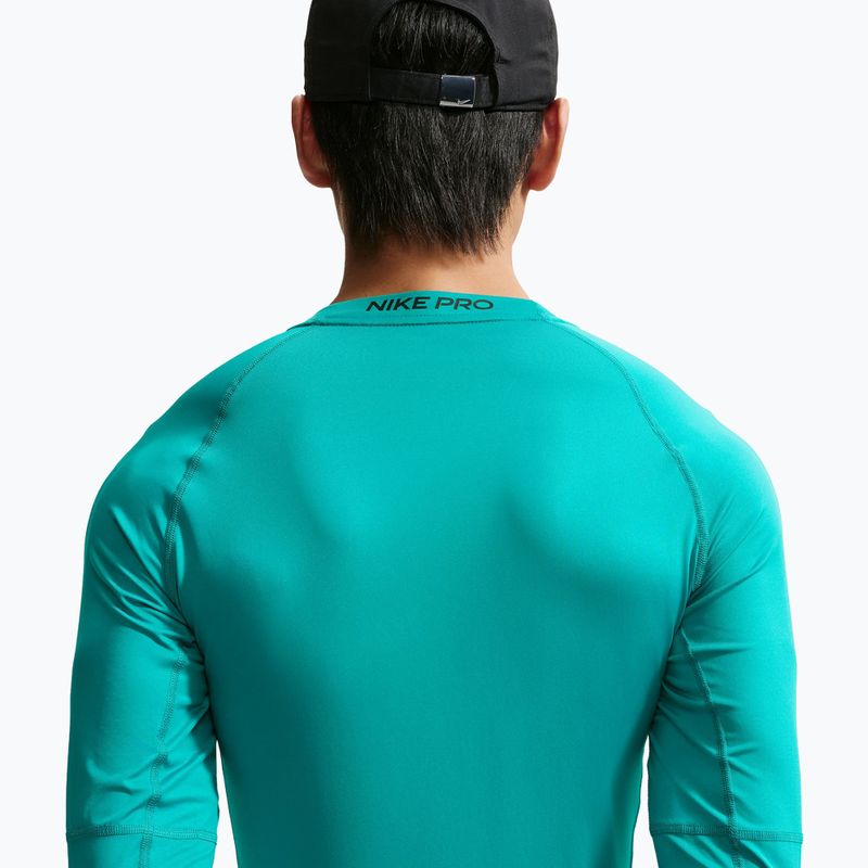 Vyriški treniruočių marškinėliai ilgomis rankovėmis Nike Pro Dri-Fit Tight Fitness energy/black 5