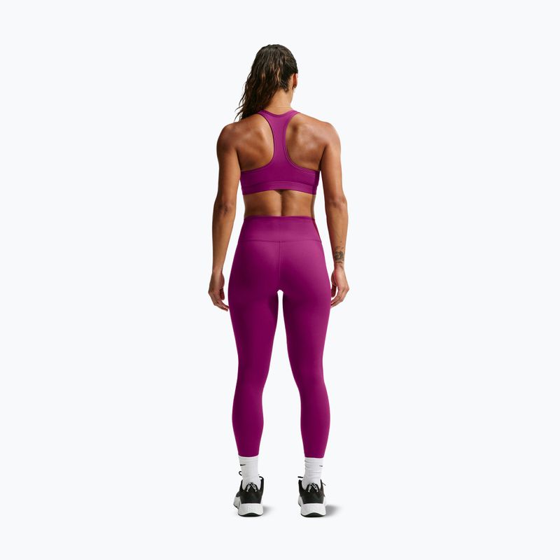Sportinė liemenėlė moterims Nike Swoosh Medium Support true berry/white 3