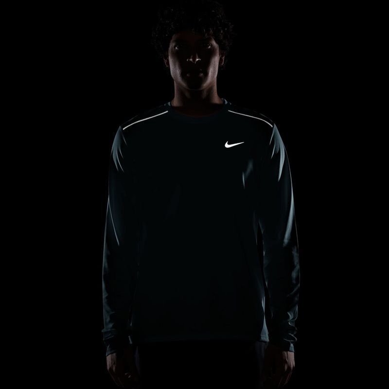 Vyriški bėgimo marškinėliai su ilgomis rankovėmis  Nike Miler Dri-Fit UV smokey blue 7