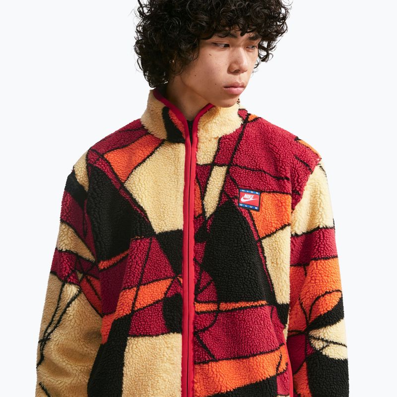 Vyriška striukė Nike Club Winterized Full-Zip university red/soft yellow/black 4