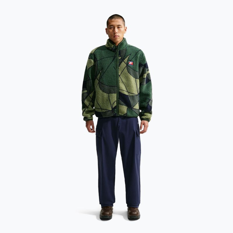 Vyriška striukė Nike Club Winterized Full-Zip fir/light smoke grey 2