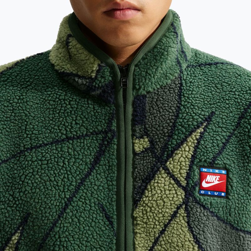 Vyriška striukė Nike Club Winterized Full-Zip fir/light smoke grey 5