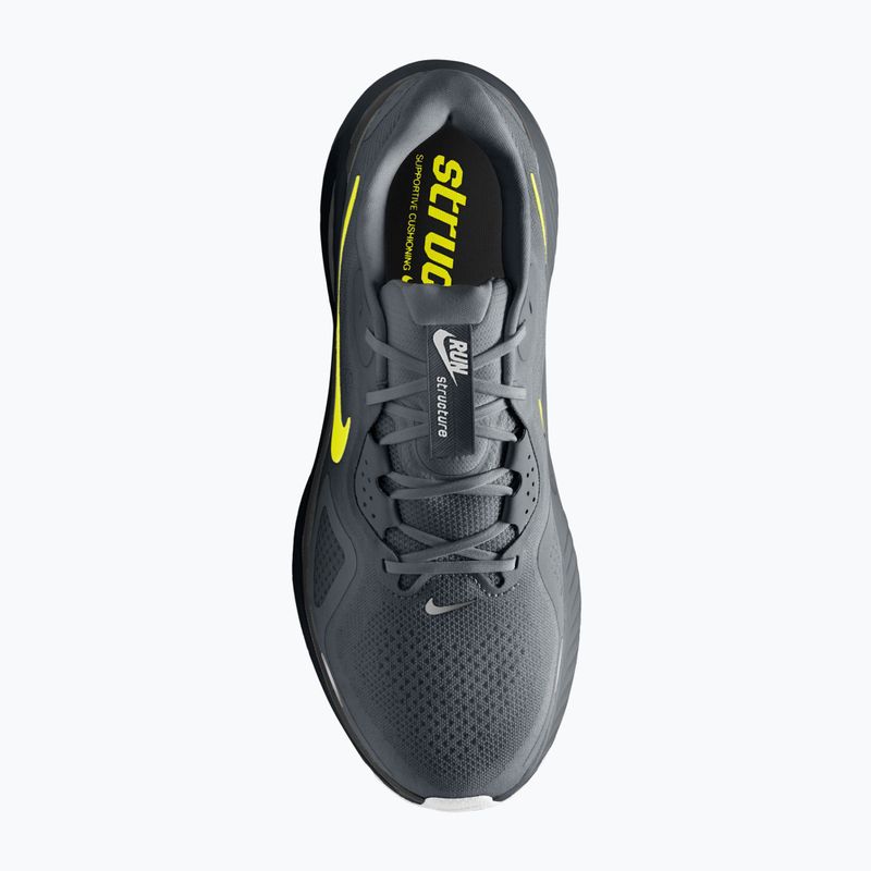 Vyriški bėgimo batai Nike Structure 26 Cool Grey/Dark Smoke Grey/Lemon Venom 2