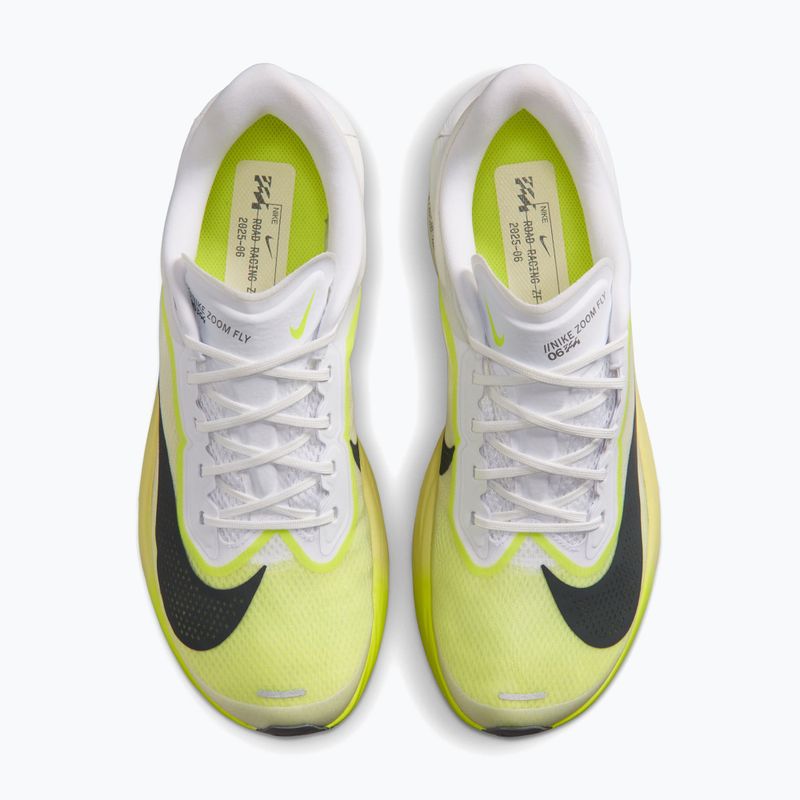 Vyriški bėgimo batai Nike Zoom Fly 6 white/lemon venom/anthracite 3