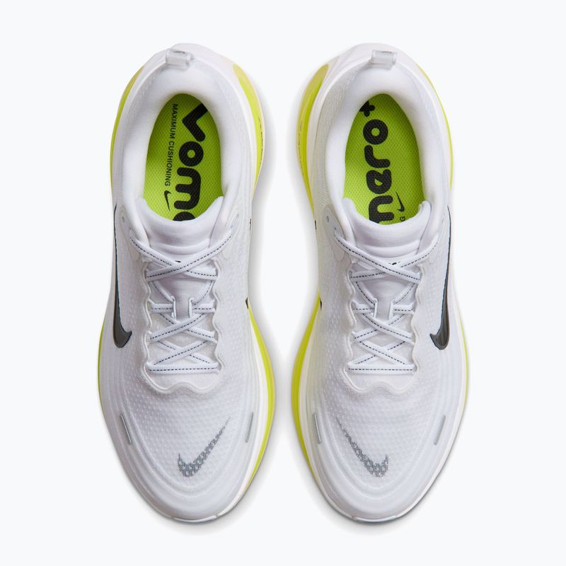 Vyriški bėgimo batai Nike Vomero Plus white/lemon venom/electric yellow/black 4