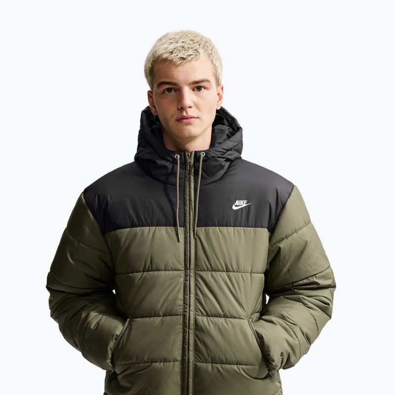 Vyriška pašiltinta striukė Nike Sportswear PrimaLoft® medium olive/black/white 4