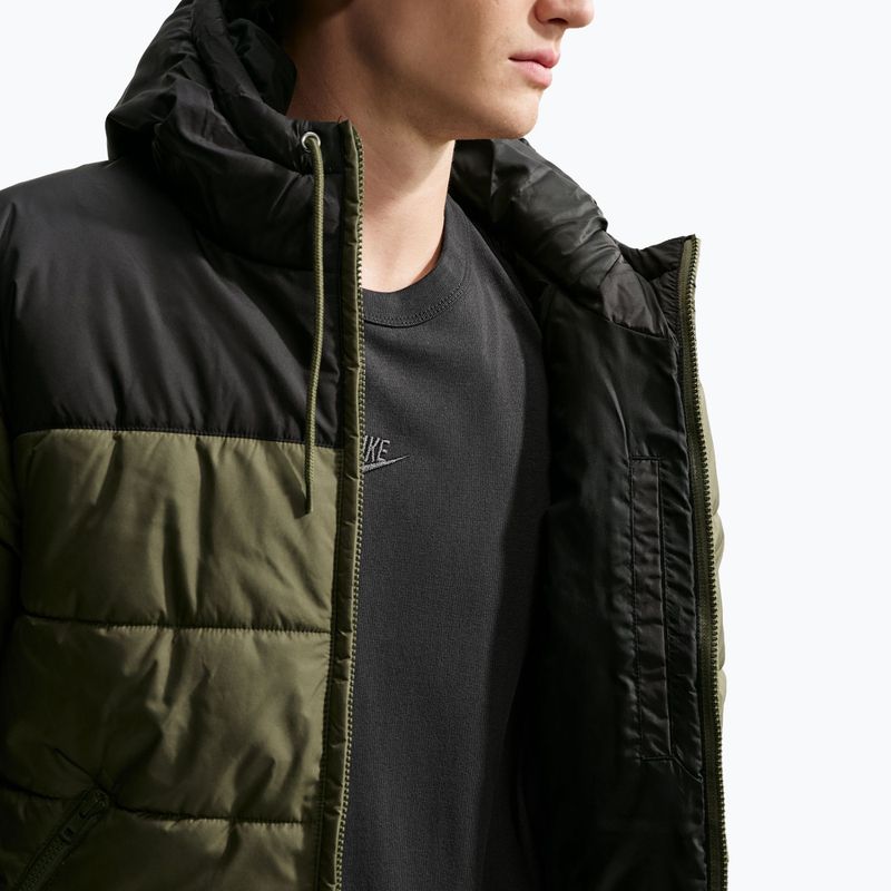 Vyriška pašiltinta striukė Nike Sportswear PrimaLoft® medium olive/black/white 7