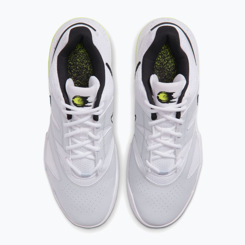 Vyriški teniso batai Nike Court Lite 4 white/volt/energy/black 4