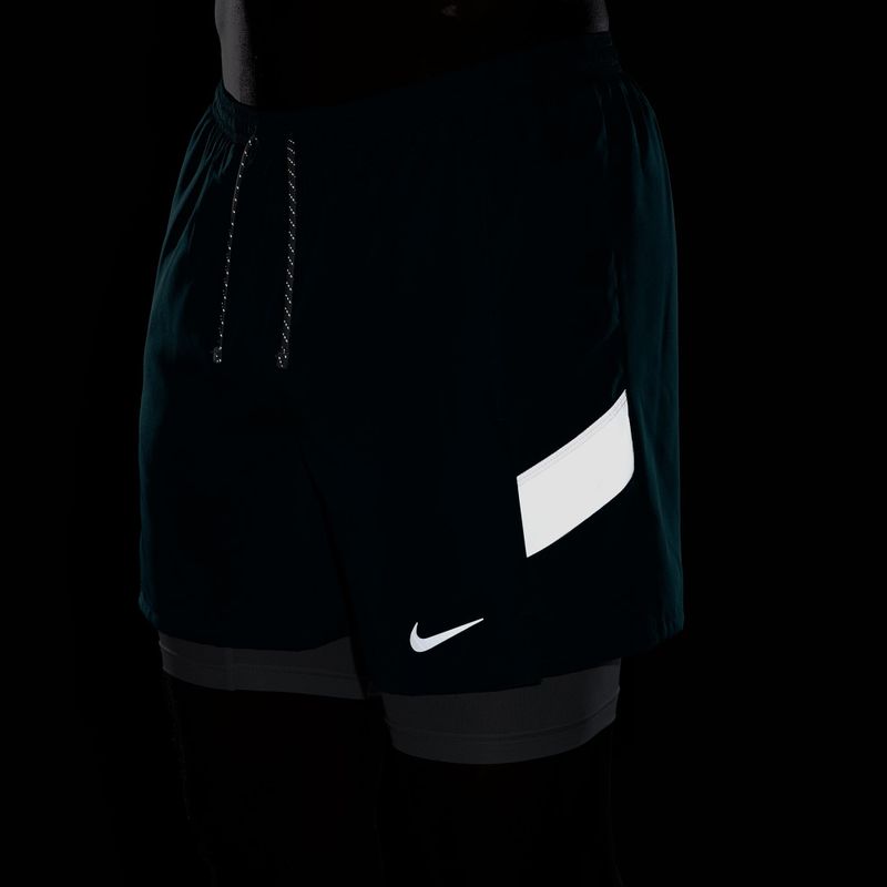 Vyriški bėgimo šortai Nike Miler Dri-Fit 2in1 5" bright spruce 5