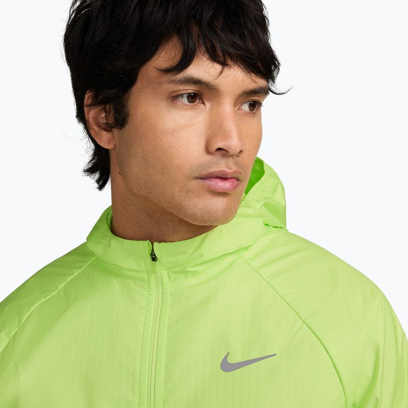 Vyriška bėgimo striukė Nike Miler Therma-Fit Repel Winterized light lemon twist/black 3