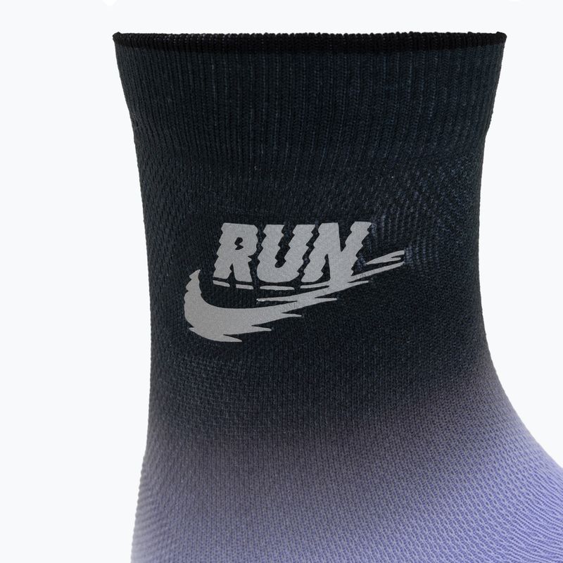 Kojinės Nike Run Midweight purple pulse/black 3
