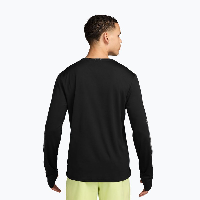 Vyriški bėgimo marškinėliai su ilgomis rankovėmis  Nike Miler black 2