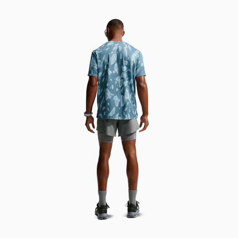 Vyriški bėgimo marškinėliai Nike Miler Dri-Fit UV smokey blue 3