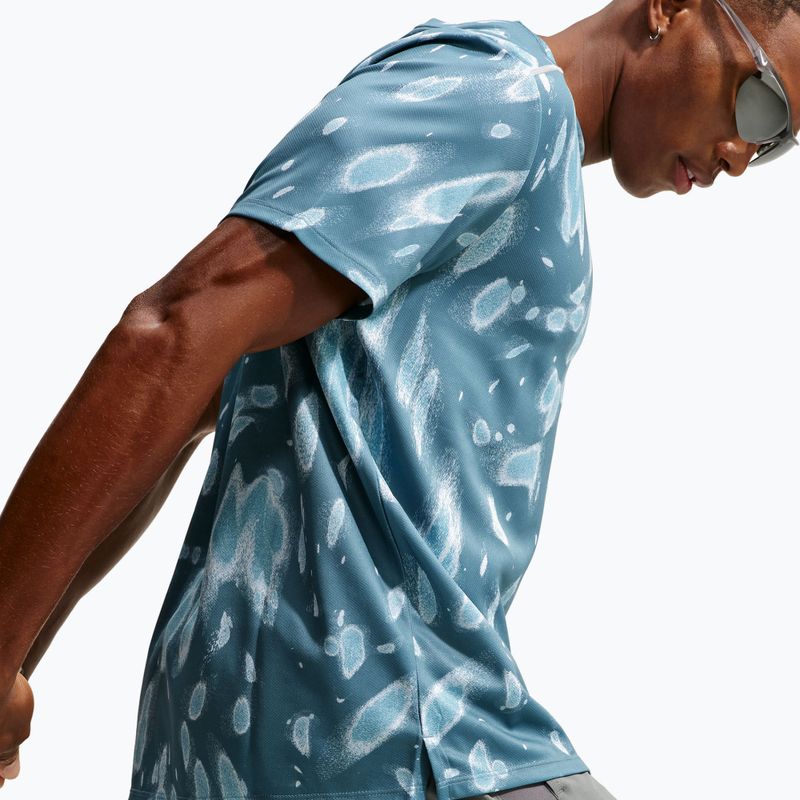 Vyriški bėgimo marškinėliai Nike Miler Dri-Fit UV smokey blue 5