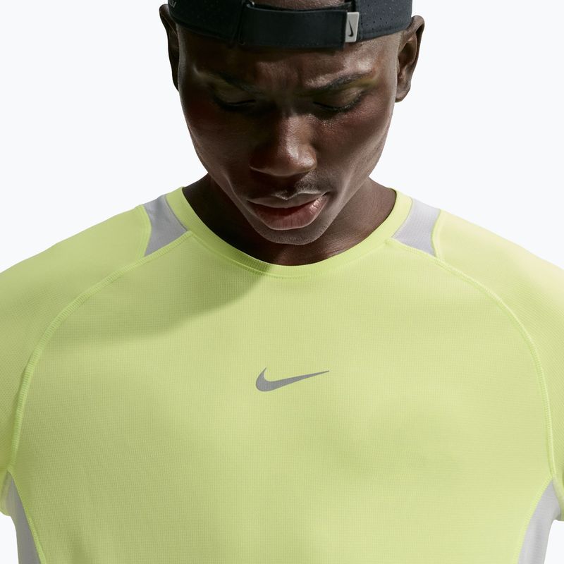 Vyriški bėgimo marškinėliai su ilgomis rankovėmis  Nike Stride light lemon twist/grey fog 5
