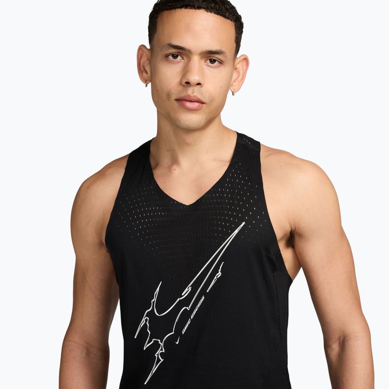 Vyriški bėgimo marškinėliai Nike AeroSwift black 3
