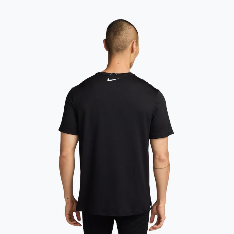 Vyriški bėgimo marškinėliai Nike Miler black 2