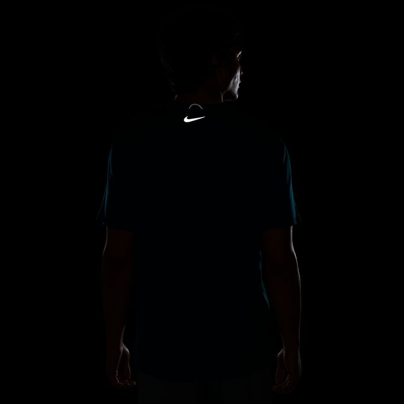 Vyriški bėgimo marškinėliai Nike Miler bright spruce 4
