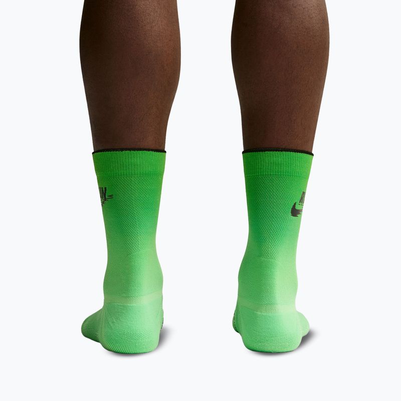 Kojinės Nike Run Midweight illusion green/black 5
