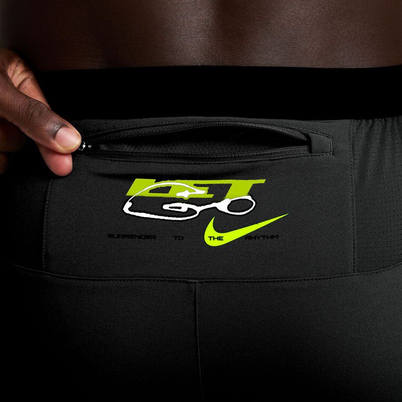 Vyriškos bėgimo kelnės Nike Stride Let Go black 3