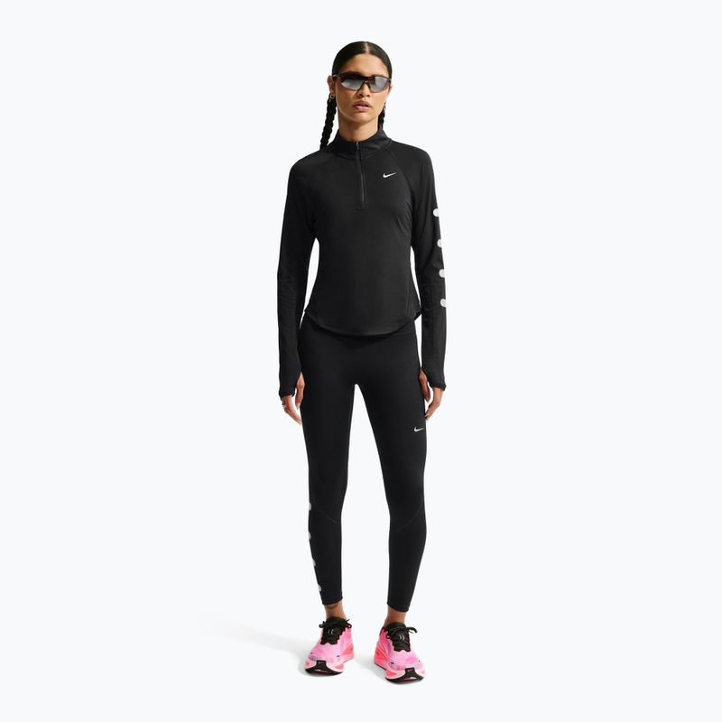Moteriški bėgimo marškinėliai su ilgomis rankovėmis  Nike Tempo Flash black 2