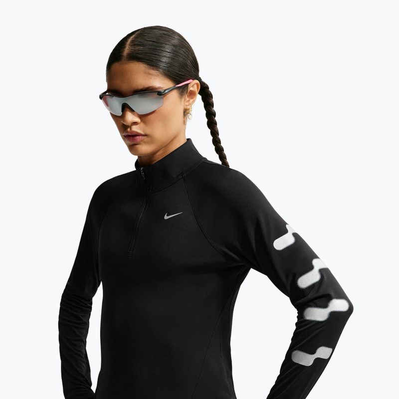 Moteriški bėgimo marškinėliai su ilgomis rankovėmis  Nike Tempo Flash black 5