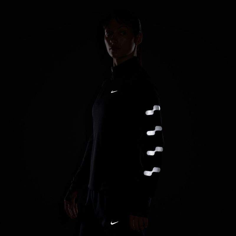 Moteriški bėgimo marškinėliai su ilgomis rankovėmis  Nike Tempo Flash black 8