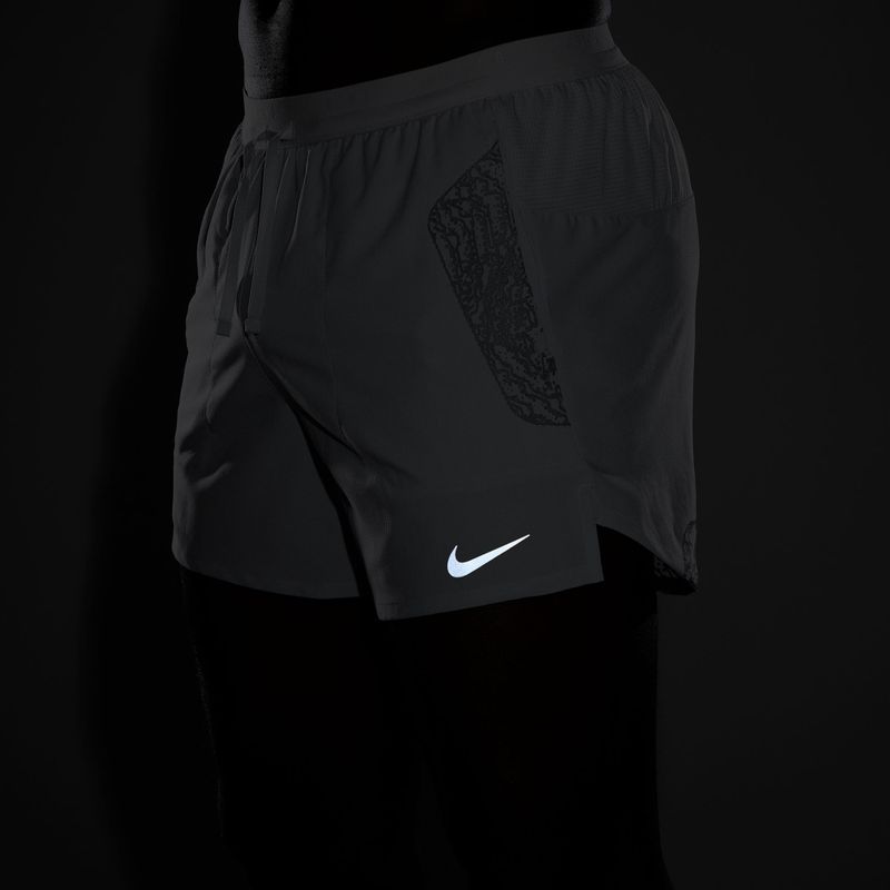 Vyriški bėgimo šortai Nike Stride grey fog 5