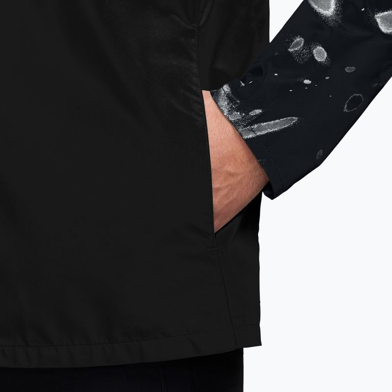 Vyriška bėgimo striukė Nike Miler Repel UV Printed black/black 3