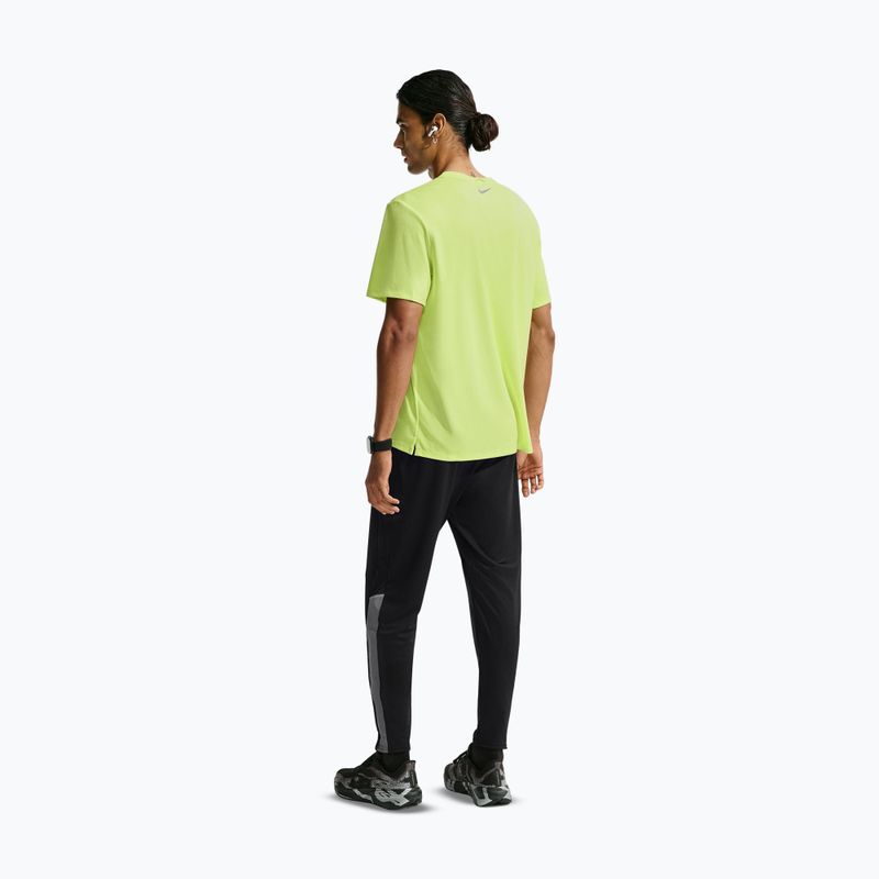 Vyriški bėgimo marškinėliai Nike Miler light lemon twist 3
