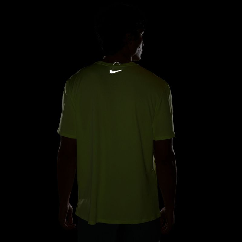 Vyriški bėgimo marškinėliai Nike Miler light lemon twist 7