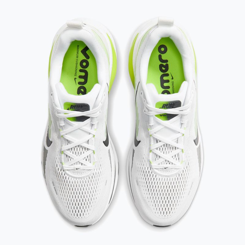 Vyriški bėgimo batai Nike Vomero 18 white/lemon venom/dark grey/black 4