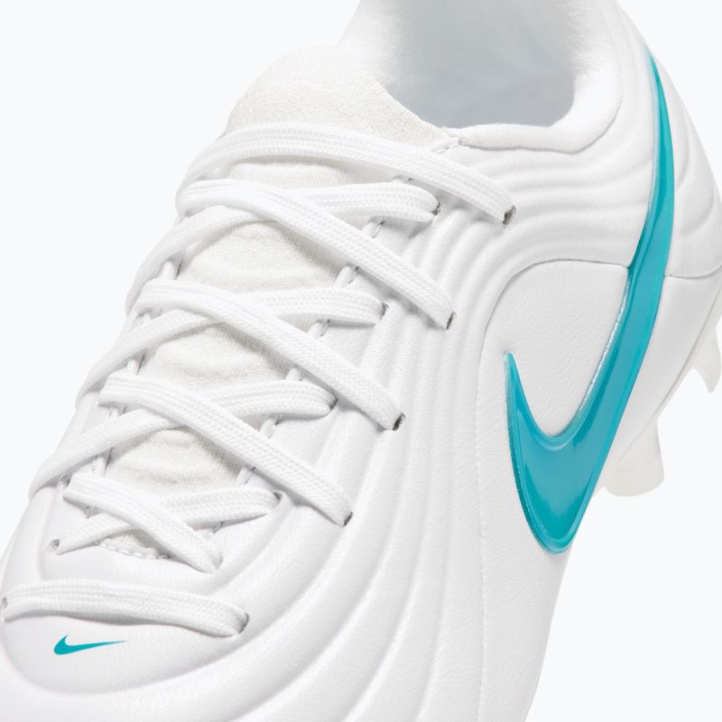 Vaikiški futbolo bateliai Nike Tiempo Maestro Academy Jr FG/MG white/white/dusty cactus 6