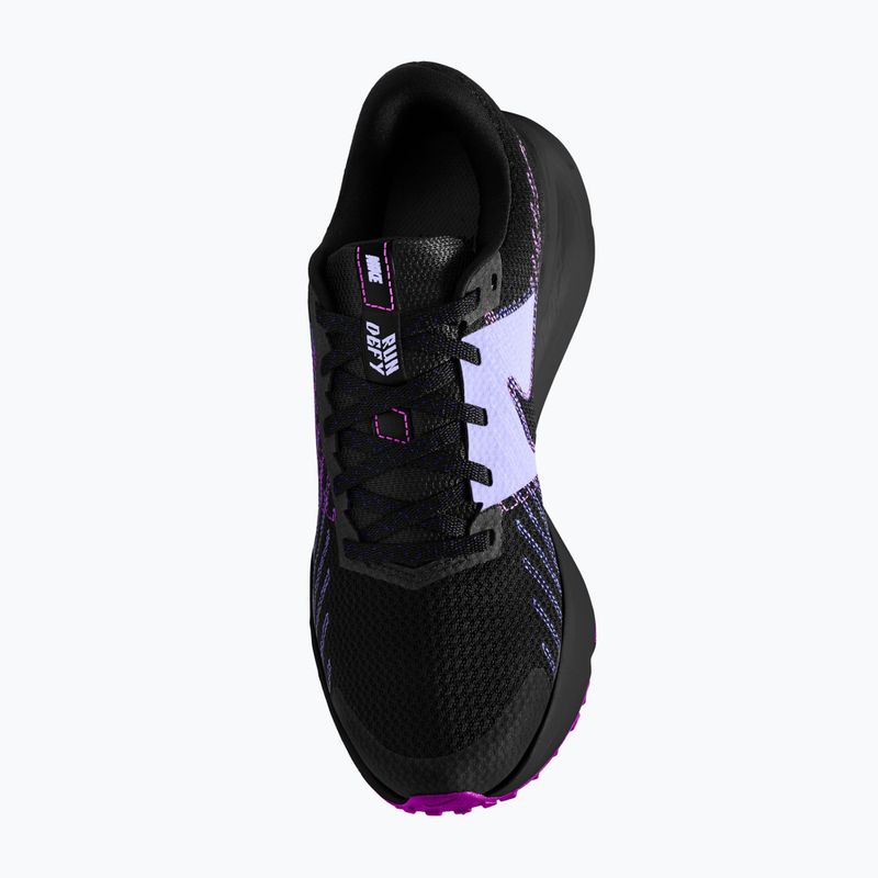 Moteriški bėgimo batai Nike Run Defy black/persian violet/purple pulse 4