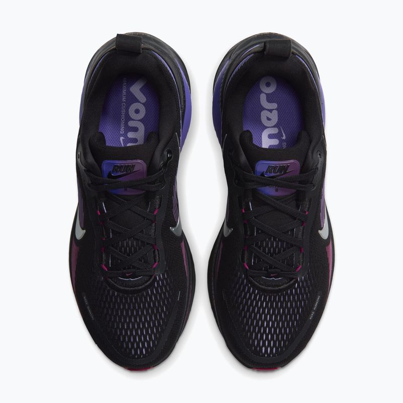 Moteriški bėgimo batai Nike Vomero 18 black/persian violet/metallic silver 3