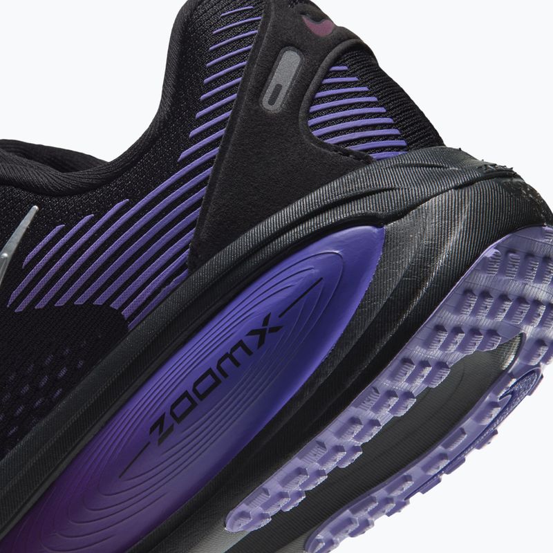 Moteriški bėgimo batai Nike Vomero 18 black/persian violet/metallic silver 6