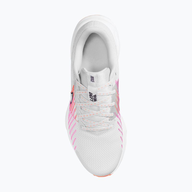 Moteriški bėgimo batai Nike Run Defy white/hyper pink/crimson bliss/gridiron 4