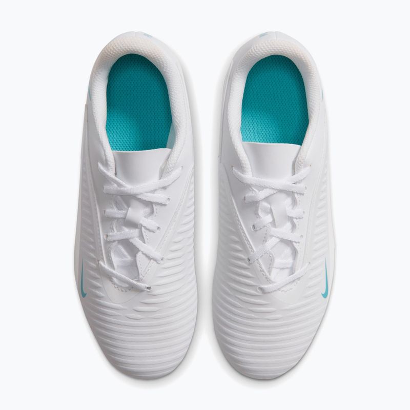 Vaikiški futbolo bateliai Nike Phantom 6 Low Club Jr MG white/white/dusty cactus 3