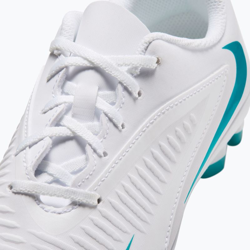 Vaikiški futbolo bateliai Nike Phantom 6 Low Club Jr MG white/white/dusty cactus 5