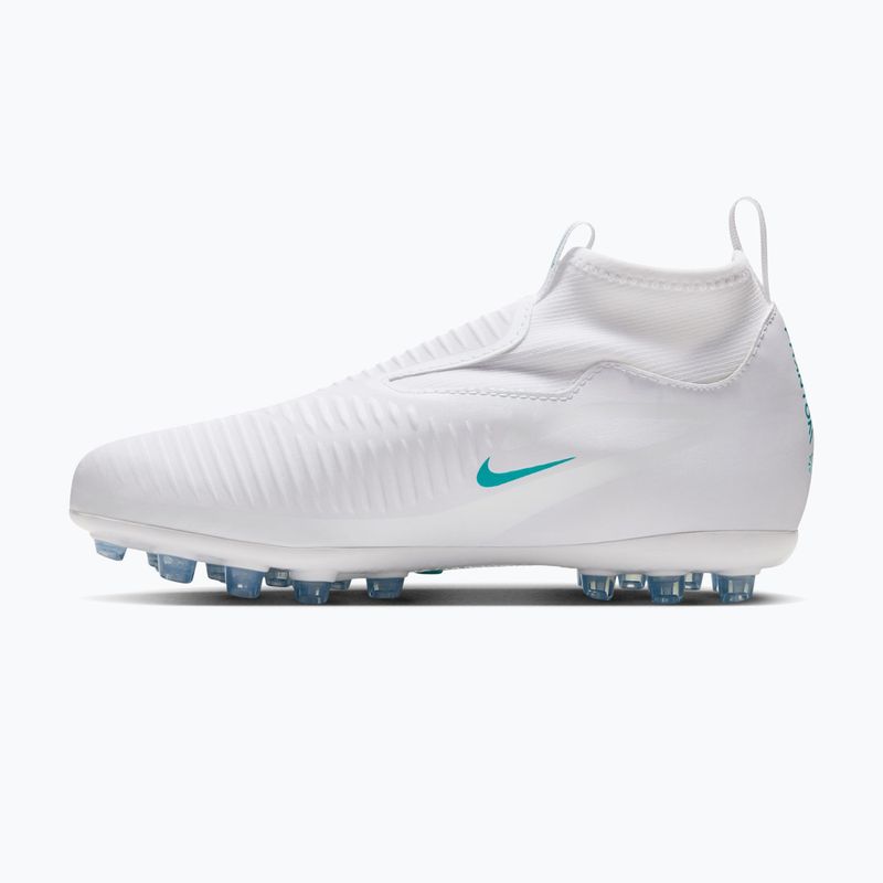 Vaikiški futbolo bateliai Nike Phantom 6 High Academy AG white/white/dusty cactus 2