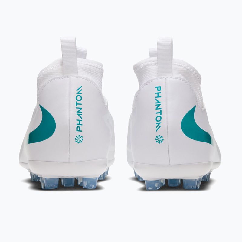 Vaikiški futbolo bateliai Nike Phantom 6 High Academy AG white/white/dusty cactus 5