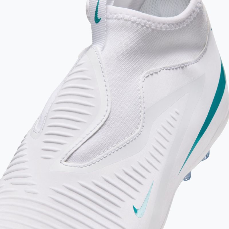 Vaikiški futbolo bateliai Nike Phantom 6 High Academy AG white/white/dusty cactus 7