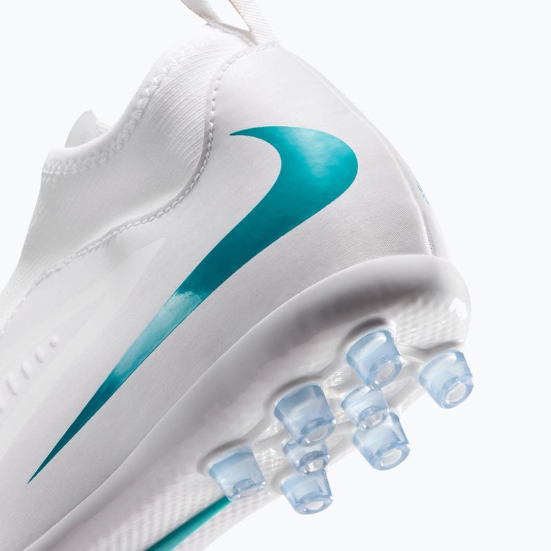 Vaikiški futbolo bateliai Nike Phantom 6 High Academy AG white/white/dusty cactus 8